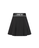 Women's Banded Flare Skirt - Black