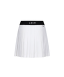 Women's Double Pleats Skirts - White