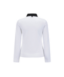 Women's Contrast Collar T-Shirt - Off White