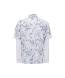 Men's Abstract Layered T-Shirt - White