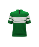 Women's Abstract Color Block Sweater - Green