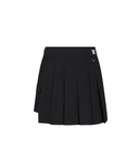 Women's Over Pleated Half Pants - Black