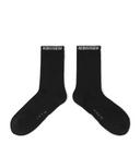Men's Basic Middle Socks - Black