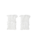 Women's Frill Wrist Cover - White