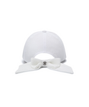 Women's Ribbon Ball Cap - White