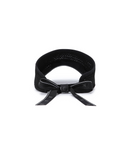 Women's Paisely Raffia Cap - Black