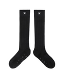 Women's Color Pop Knee Socks - Black