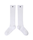 Women's Color Pop Knee Socks - White