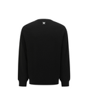 Men's Sleeve Tape Windproof Sweater - Black