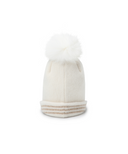 Women's Knit Pom Cap - Ivory