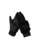 Women's Cold Proof Fur Glove - Black