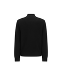 Women's Pocket Patch Sweater Cardigan - Black
