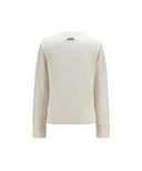 Women's Windproof Big Logo Sweater - Ivory