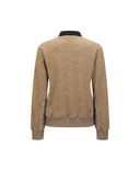 Women's Boucle Jacquard Comfort T-Shirt - Camel