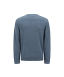 Men's Cashmere Round Sweater - Light Blue