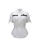 Women's Short Sleeve Anorak Jacket - 2 colors