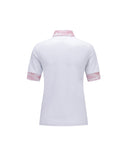 Women Camo Flage Point Short Shirt - White