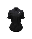 Women's Short Sleeve Anorak Jacket - 2 colors