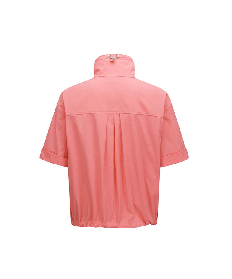 Anew Golf Women's Short Sleeve Anorak - Coral – Anew Golf USA