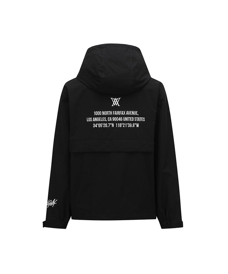 Uni Hoodie Anorak - Black