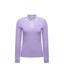 Women's Collar Point Ribbed Long T-Shirt