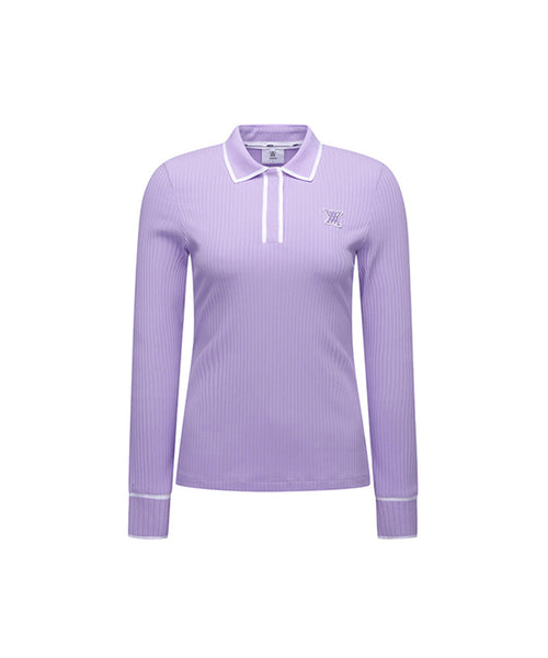 Women's Collar Point Ribbed Long T-Shirt – Anew Golf USA
