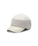 Uni Fabric Mix Earband Cap - Cream