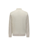 Men's Knit Hybrid Padded Sweater Anorak - Ivory