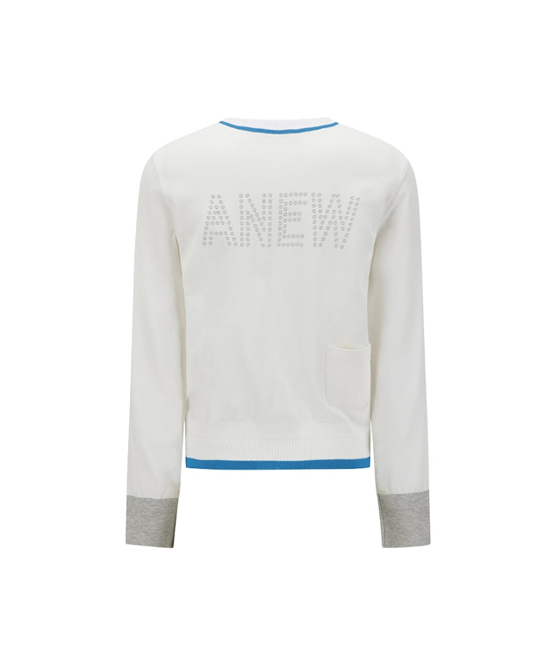Women's FA Flip Side Knit Cardigan - White