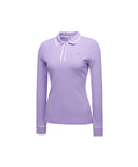 Women's Collar Point Ribbed Long T-Shirt
