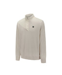 Men's Knit Hybrid Padded Sweater Anorak - Ivory