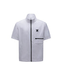 [Legacy Sale] Men's Highneck Windbreaker Jacket - White