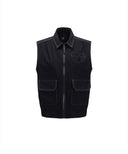 Women's Denim-Like Vest - Navy