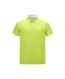 [Legacy Sale] Men Ice Dots Logo Pattern Short T-Shirt - Lime
