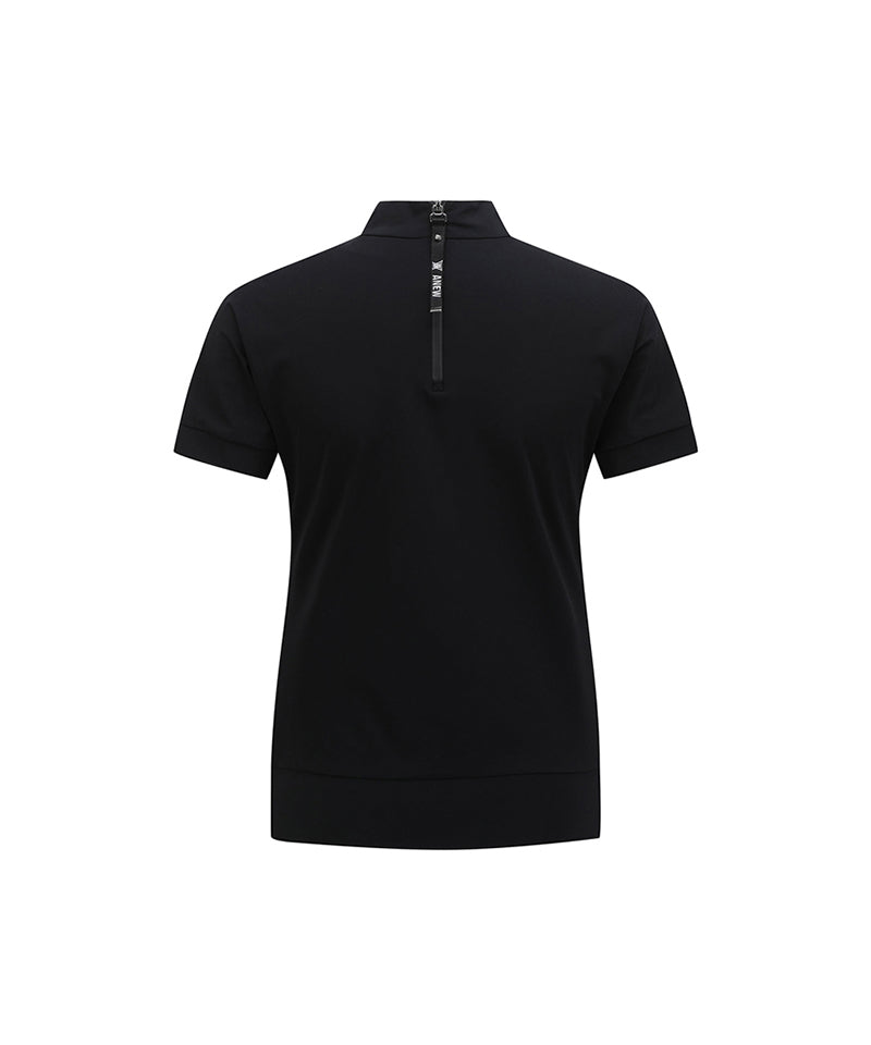 Women New Camouflage Short T-Shirt - Black