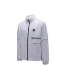 [Legacy Sale] Men's Highneck Windbreaker Jacket - White