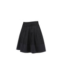 Women's Band Point Balloon Skirt - Black