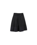 Women's Band Point Balloon Skirt - Black