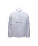 [Legacy Sale] Men's Highneck Windbreaker Jacket - White