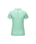 Women's Mash Block Point Short Sleeve Long T-Shirt - Light Green