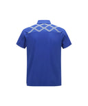Men Ice Dots Logo Pattern Short T-Shirt - Royal Blue