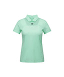 Women's Mash Block Point Short Sleeve Long T-Shirt - Light Green