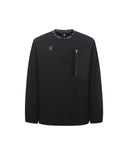 [Legacy Sale] Men's Ribbed Woven Long T-Shirt - Black