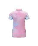 Women's Gradient DTP Mock Neck S/TS - Pink