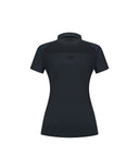 Women's Single Print B Mesh Block S/TS - Dark Gray