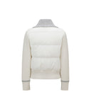 Women Hybrid Knit Jacket - Ivory