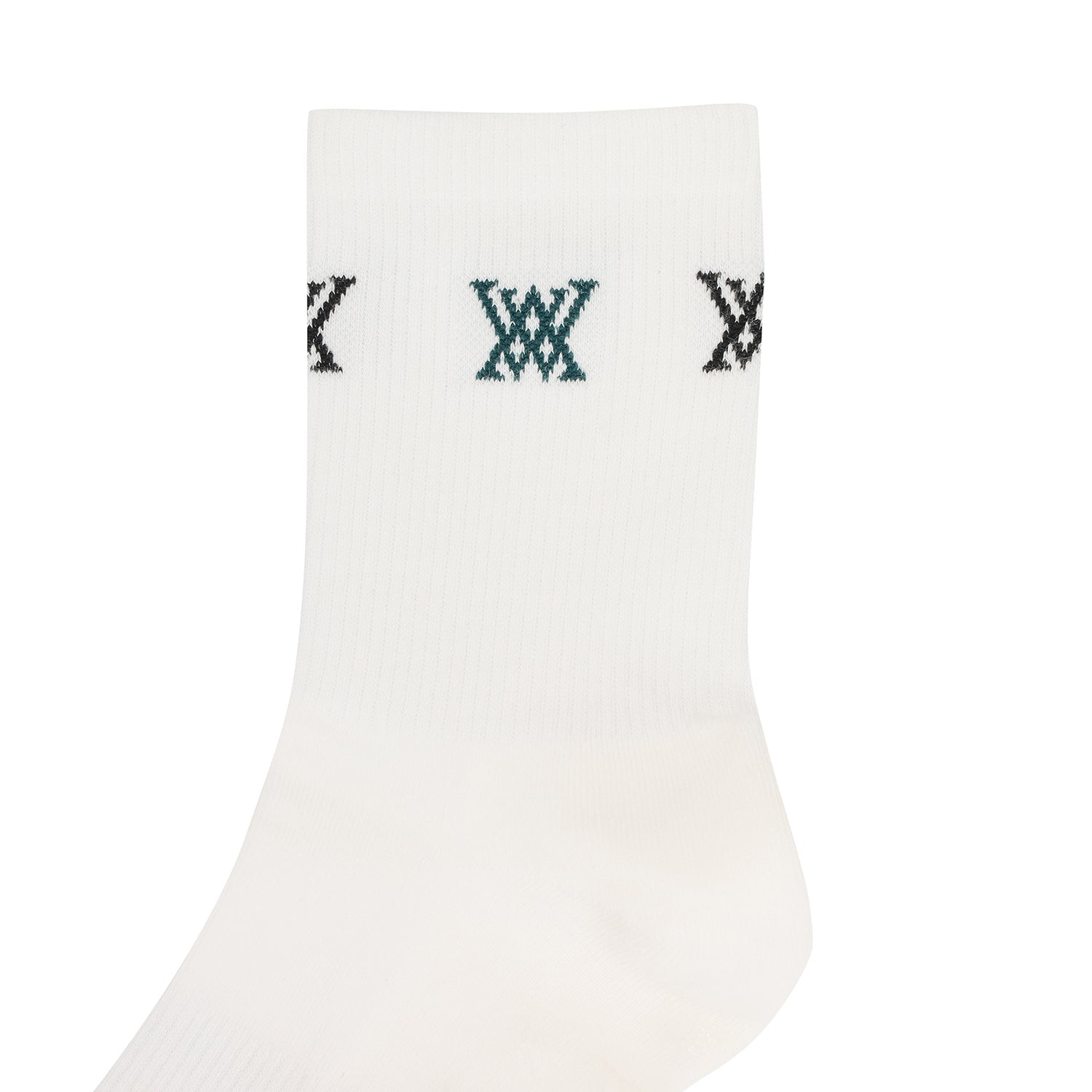 ANEW Golf Men Triple Logo Socks - Off White