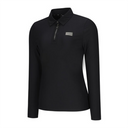 ANEW Golf Women's Woven Mixed Collar L/TS - Black