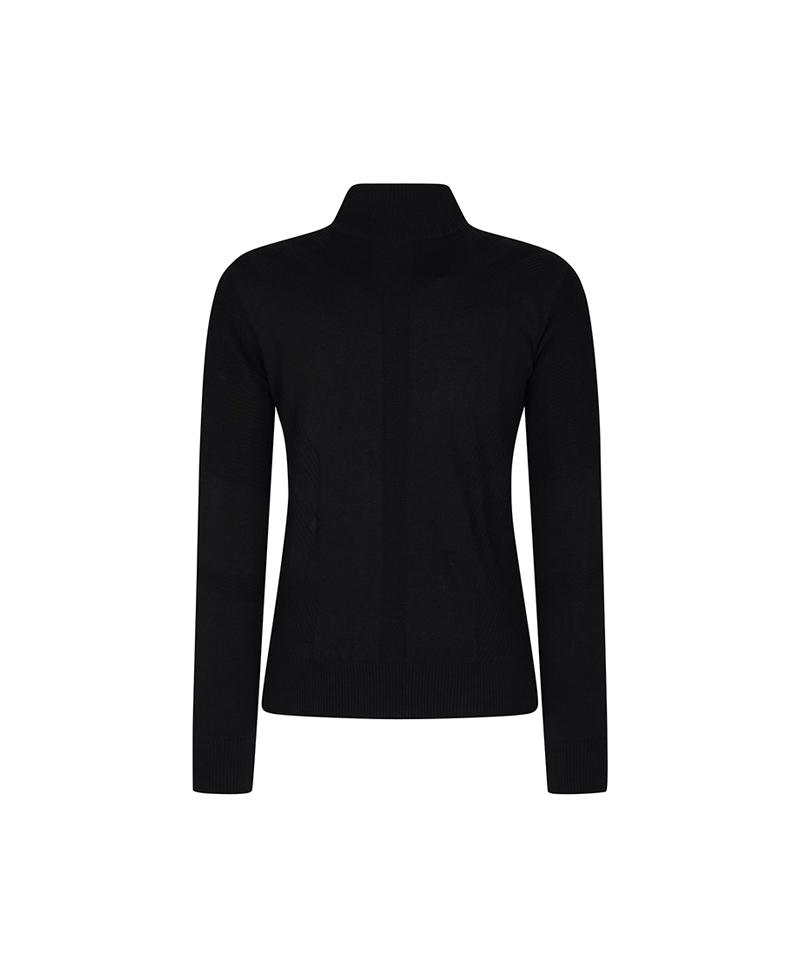 ANEW Golf Women Performance High Neck Wind Block Pullover - Black