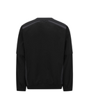 [Signature] Men's Round Neck Anorak Jacket - Black